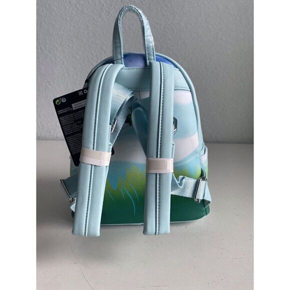 Disney Loungefly A Bugs Life Earth Day Heimlich Circus Mini Backpack Pixar NEW - Picture 8 of 14